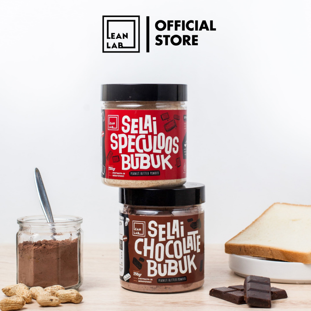 Jual Lean Lab Selai Coklat Starter Pack Chocolate-Speculoos (250gr x2 ...