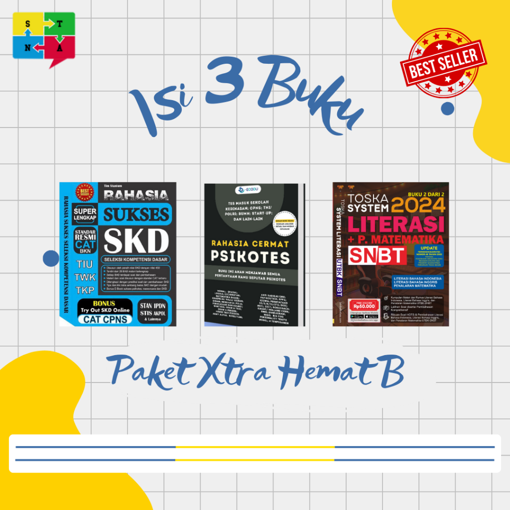 Jual Paket Xtra Hemat B - Isi 3 Buku (Buku SPMB PKN STAN Terbaru ...