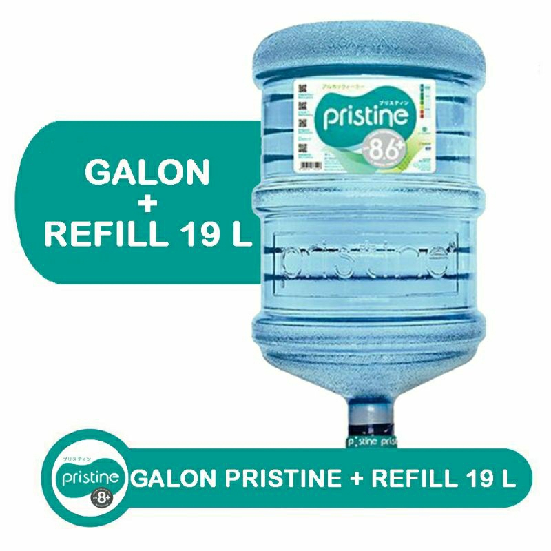 Jual Galon Pristine 19L Galon Pristine Original Galon Pristine Refill