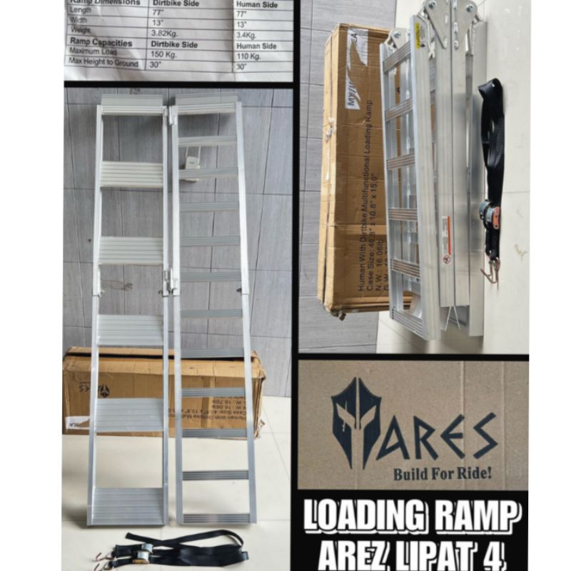 Jual TANGGA MOTOR LOADING RAMP ARES ORIGINAL | Shopee Indonesia