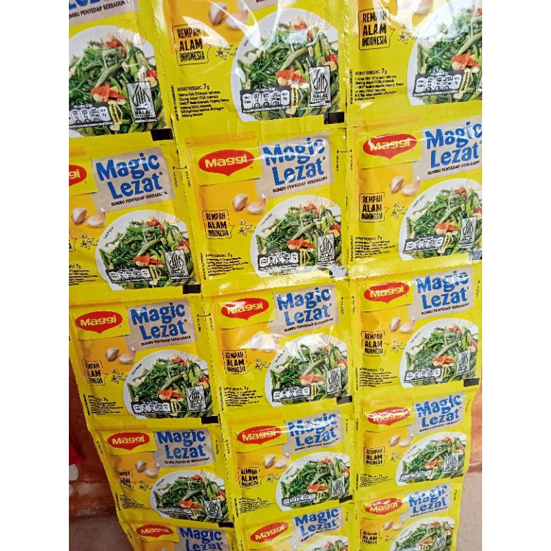 Jual MAGIC LEZAT BUMBU DAPUR SIAP SAJI 2 RENTENG ISI 24 PCS | Shopee ...