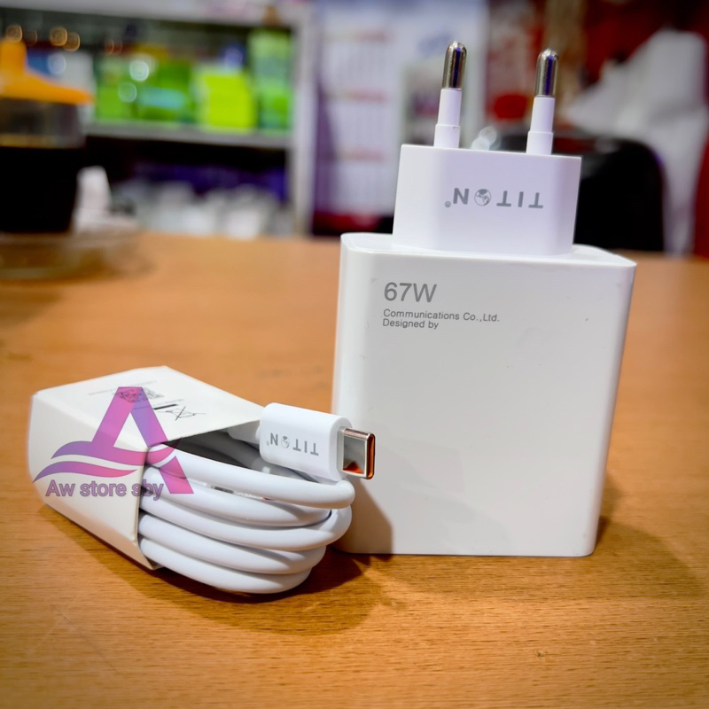 Jual Titon67 Power Adapter Charger Type C 67W Super Fast Charging