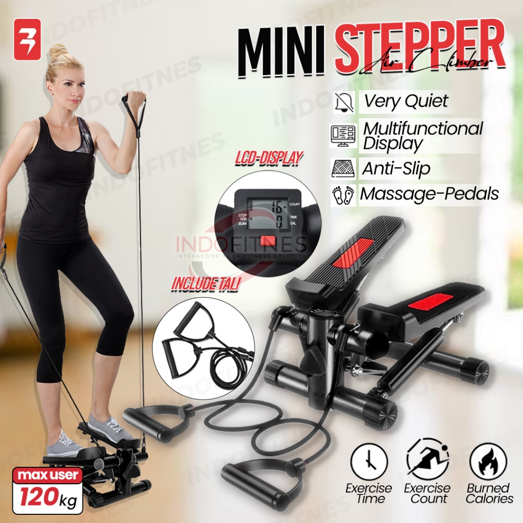 Jual Bodymaster Mini Stepper Alat Fitness Olahraga Air Climber Steper Shopee Indonesia