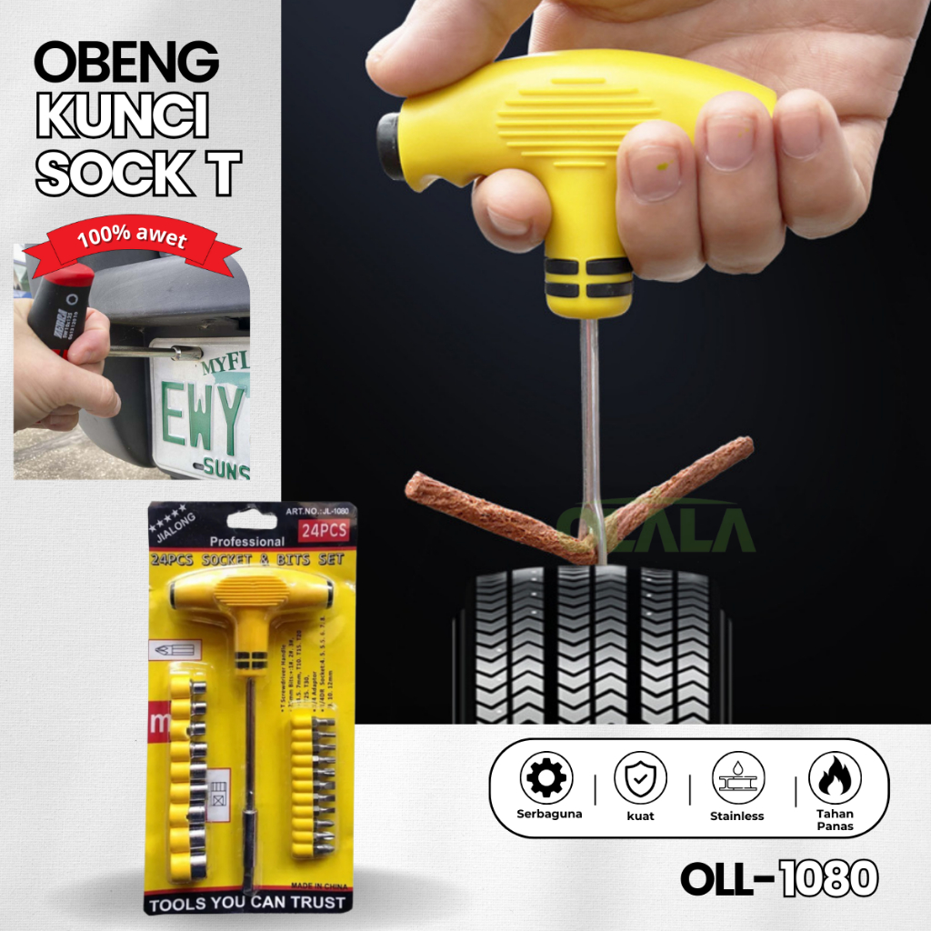 Jual Obeng Kunci Sock T Plus Palu In Screwdriver Tools Kuning Jl Shopee Indonesia