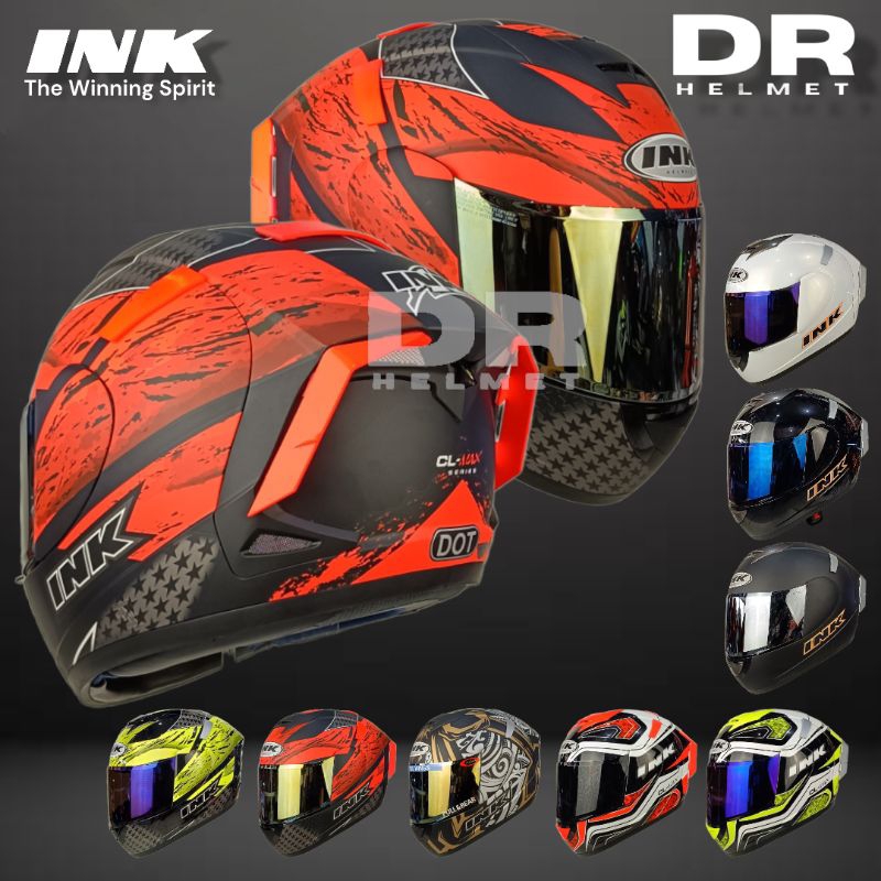 Jual HELM FULLFACE INK CL MAX PAKET GANTENG ORIGINAL | Shopee Indonesia