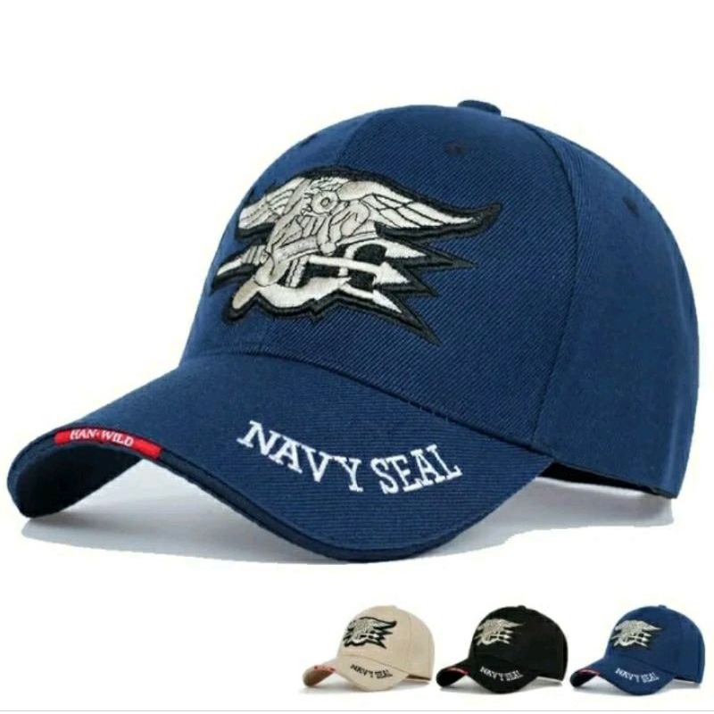 Jual topi baseball pria wanita topi tactical import topi bisbol navy ...
