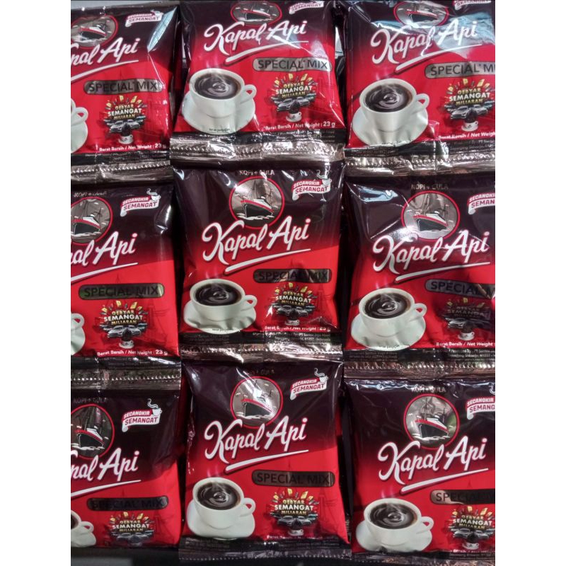Jual KOPI KAPAL API - Kopi Kapal Api Special Mix isi 10 sachet | Shopee ...