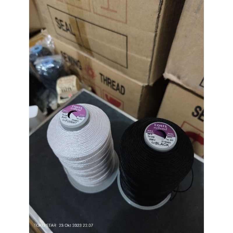 Jual Coats sol putih Nilon tkt008 ( Bonded ) sunjin | Shopee Indonesia