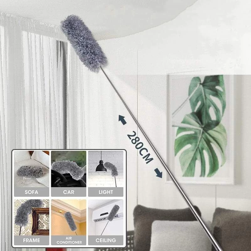 Kemoceng Teleskopik 280cm Microfiber Fleksibel | AutoStock