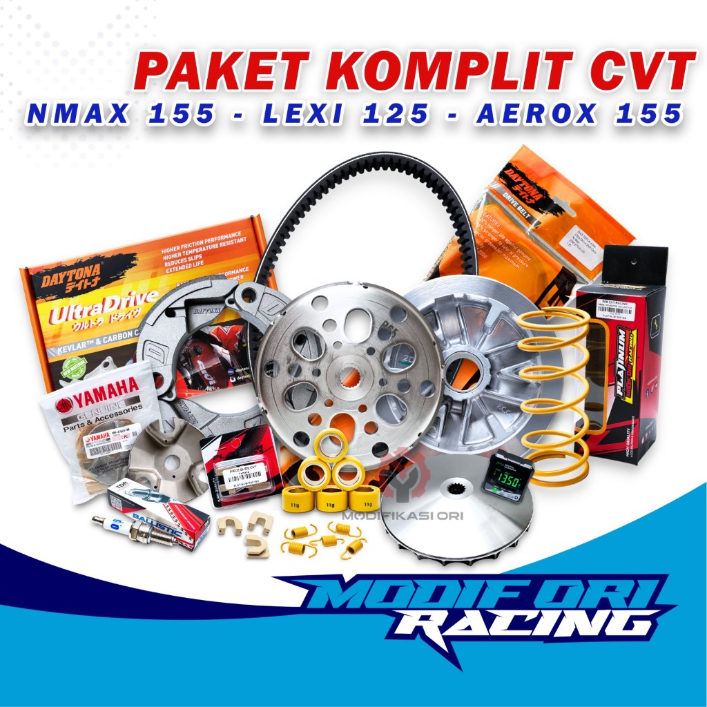 Jual PAKET CVT FULL KOMPLIT NMAX 155 - UPGRADE CVT YAMAHA AEROX RACING ...