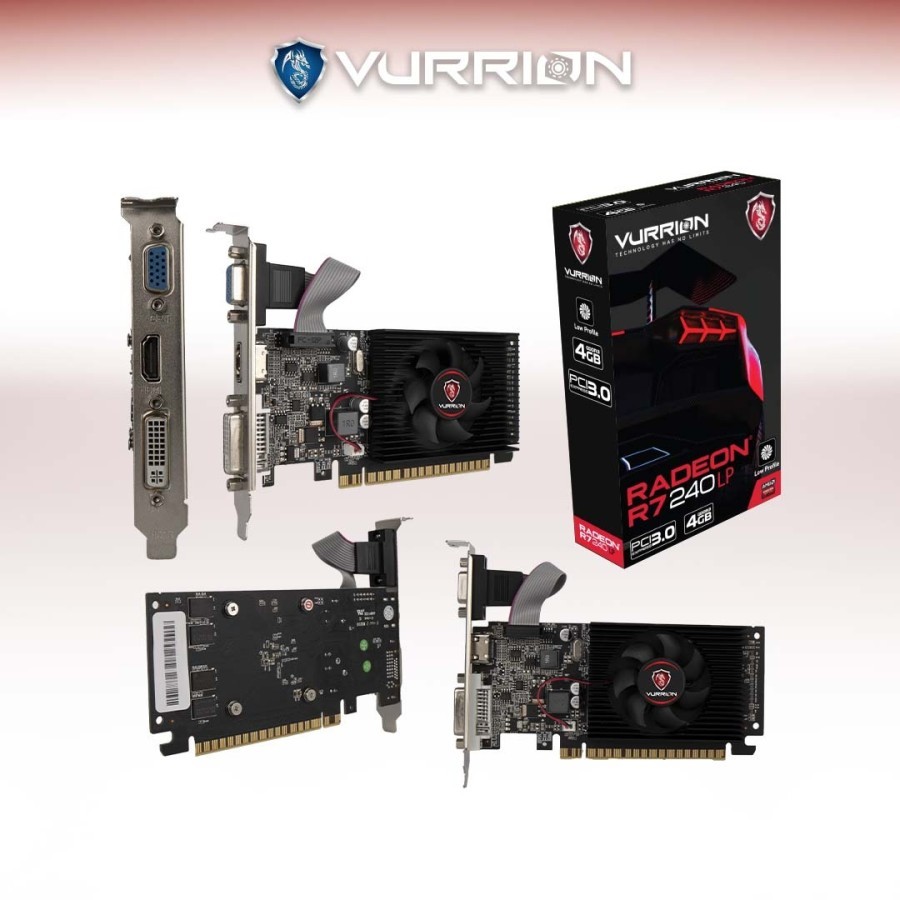 Jual VGA AGS VURRION AMD RADEON R7 240 LP 4GB DDR3 128bit REAL CAPACITY ...