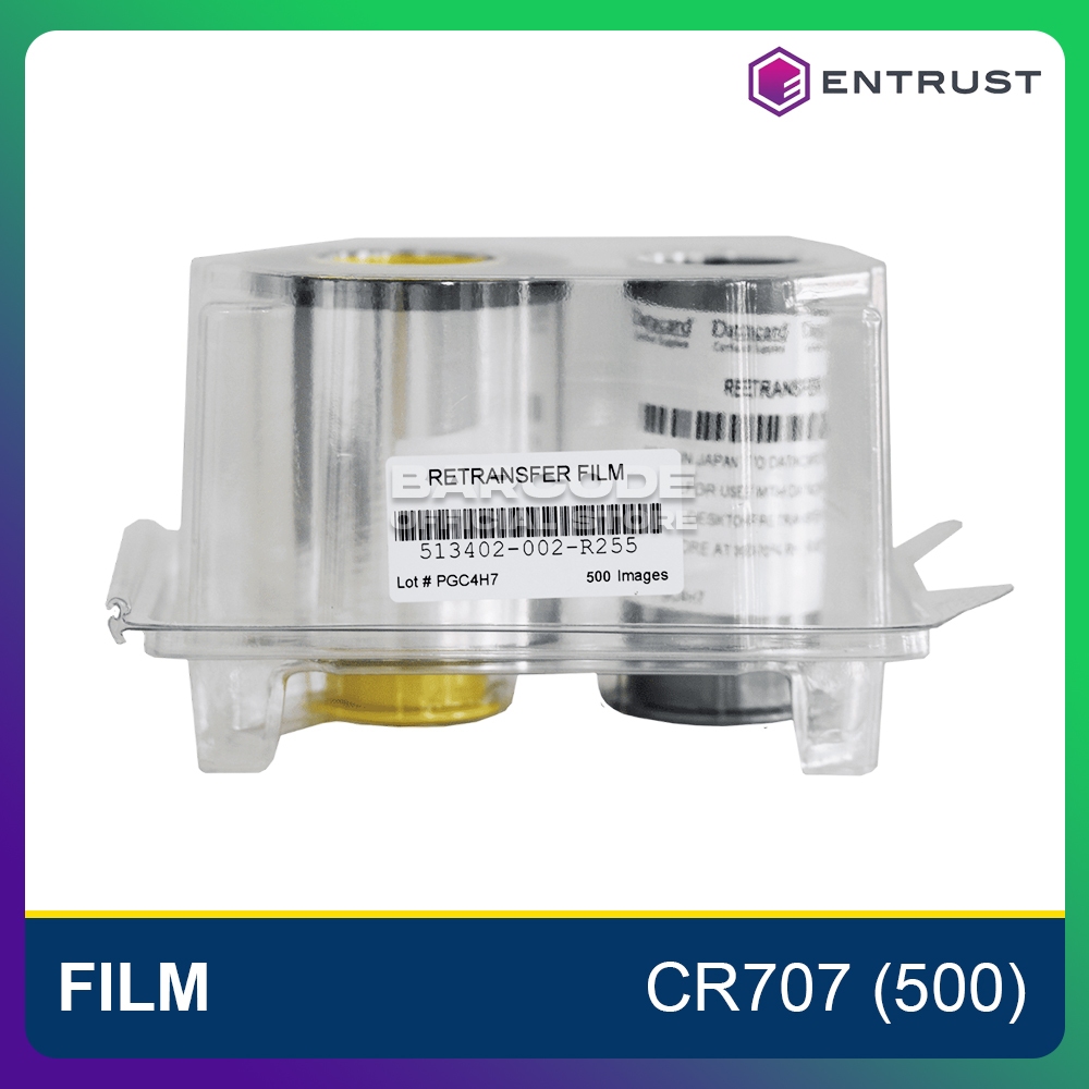Jual Ribbon Retransfer Film Printer Kartu ID Card Entrust CR707 500 ...
