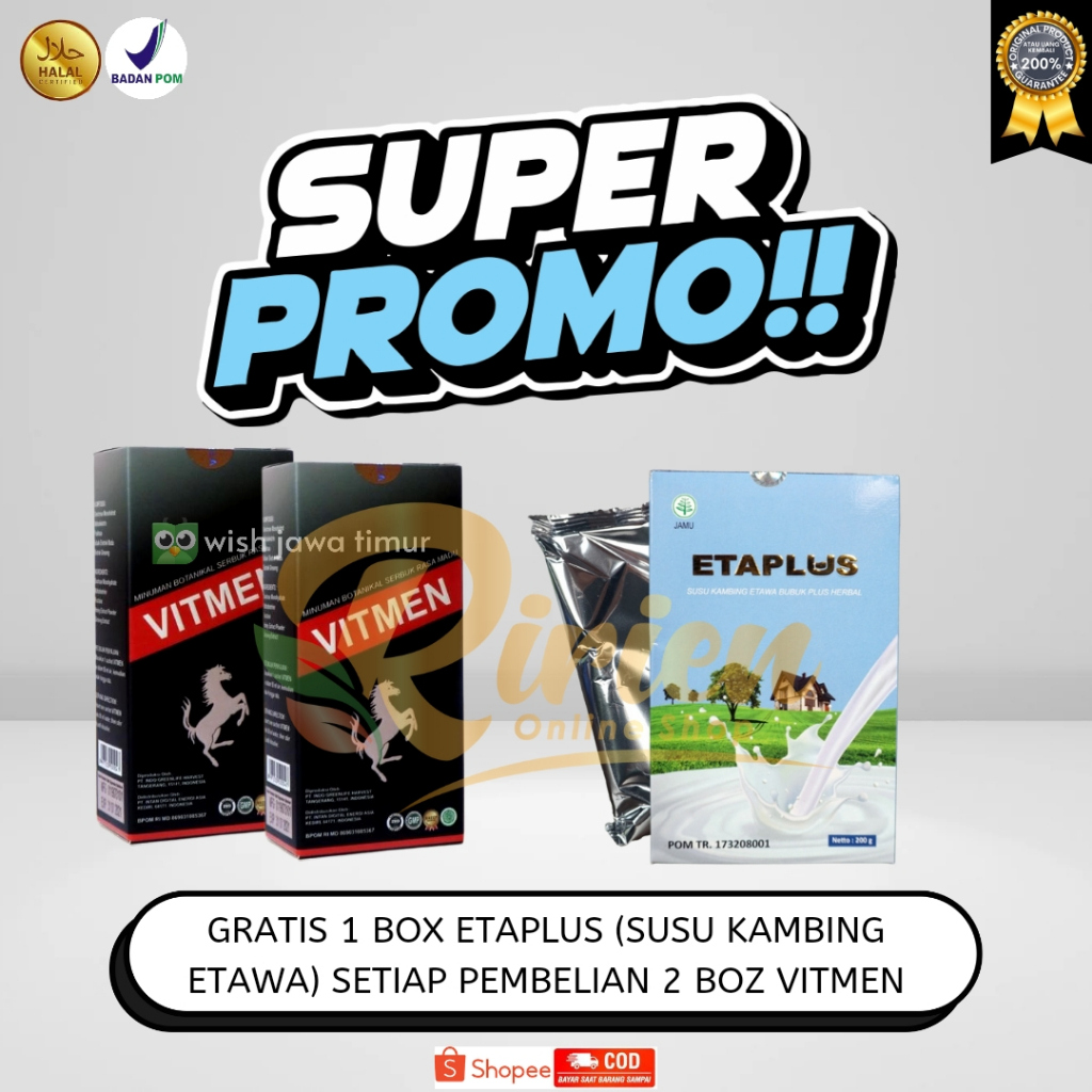 Jual Vitmen Obat Kuat Herbal Stamina Pria Dewasa Tahan Lama Kesuburan