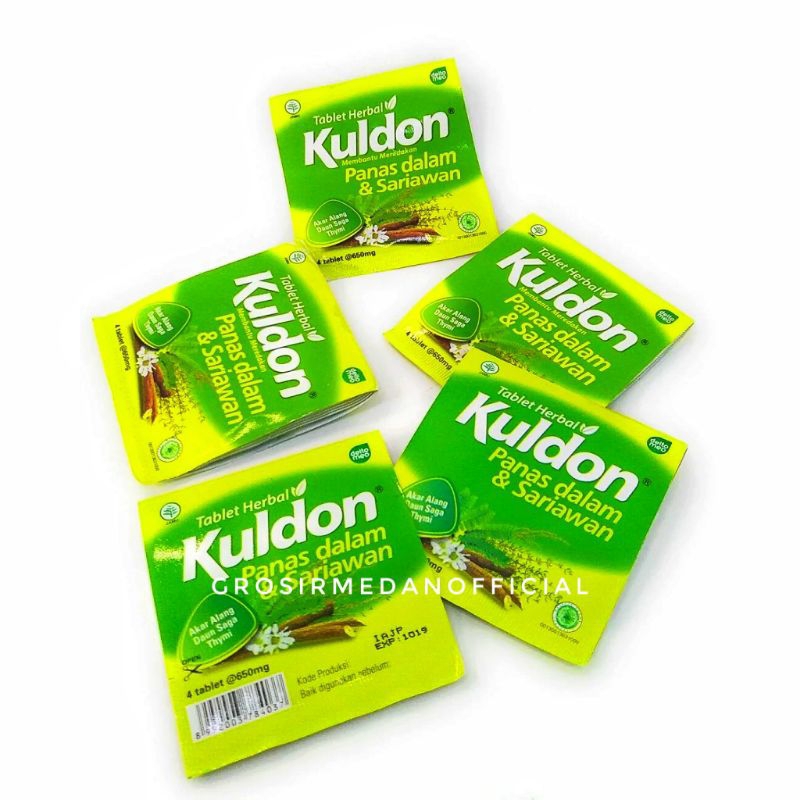 Jual KULDON TABLET HERBAL MENGATASI PANAS DALAM DAN SARIAWAN | Shopee ...