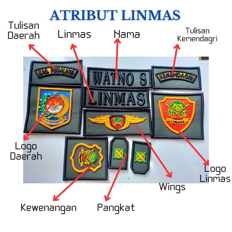 Jual bordir Linmas 3D KUALITAS TERBAIK!!! | Shopee Indonesia