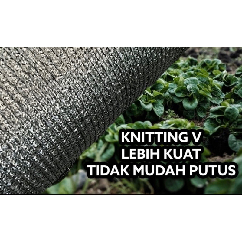 Jual Jaring Paranet 75% Ukuran 3x3 Meter ( Rajut Segitiga ) | Shopee ...