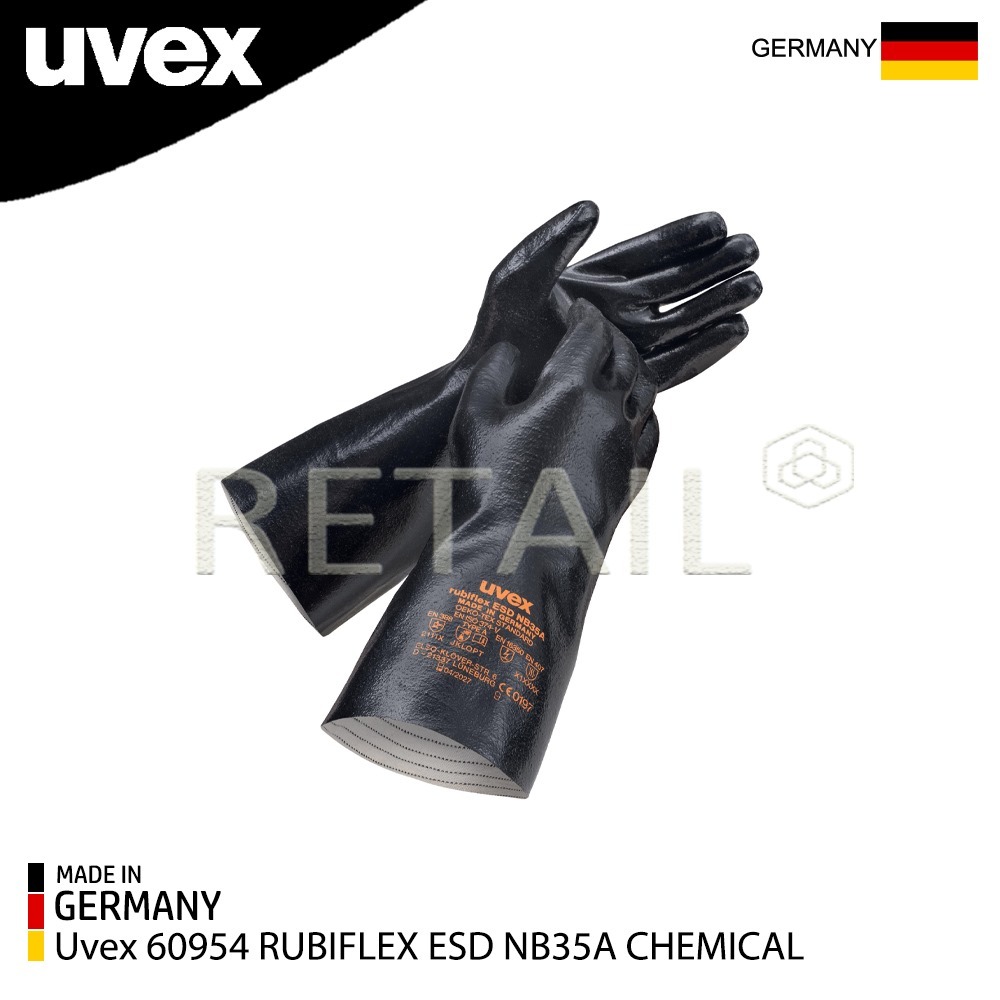 Uvex Nitril-HS Handschuhe Gr. 9 – Robuster Schutz Für Handwerk & Industrie
