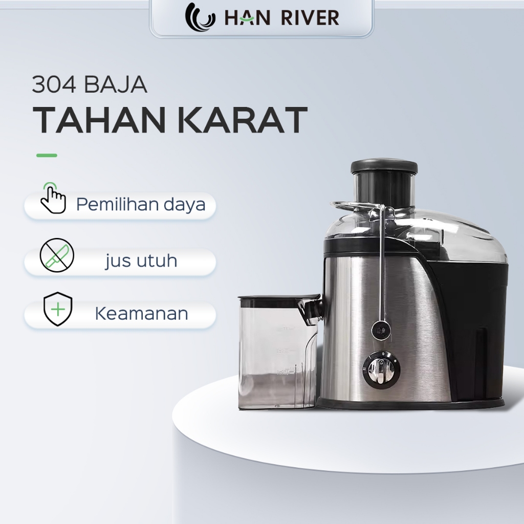 Jual HAN RIVER Slow Juicer Multifungsi HRPBJ0101 300ML Blender Sari Buah Tanpa Ampas Shopee