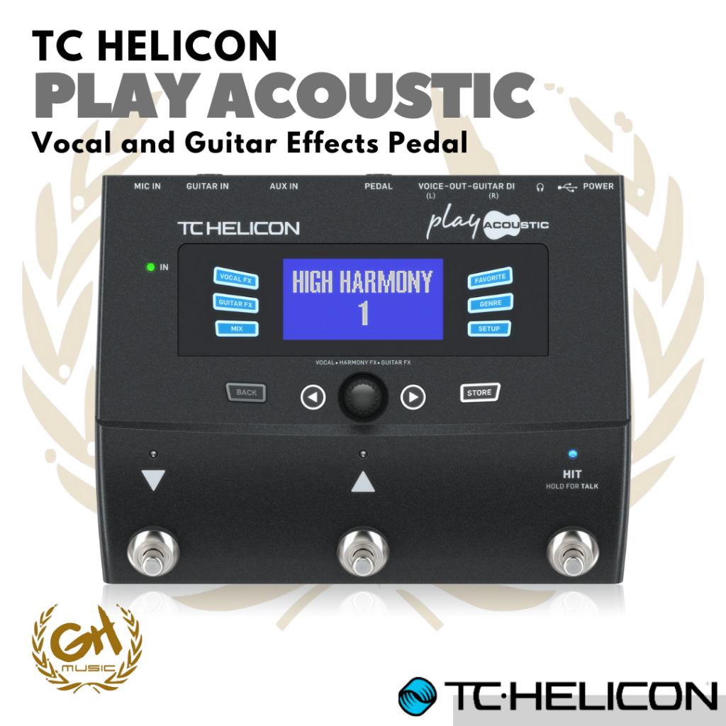 Jual TCHELICON PLAY ACOUSTIC Vocal and Guitar Effects Pedal Efek