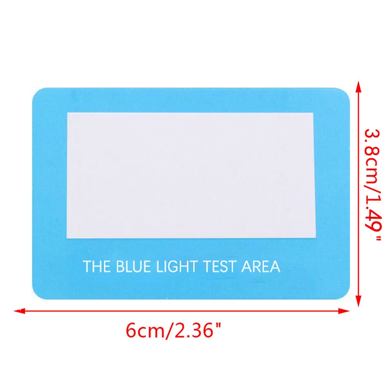 Jual 10PCS UV Test Paper Karton Tes Sunscreen Lampu Uvb Kacamata Uv ...