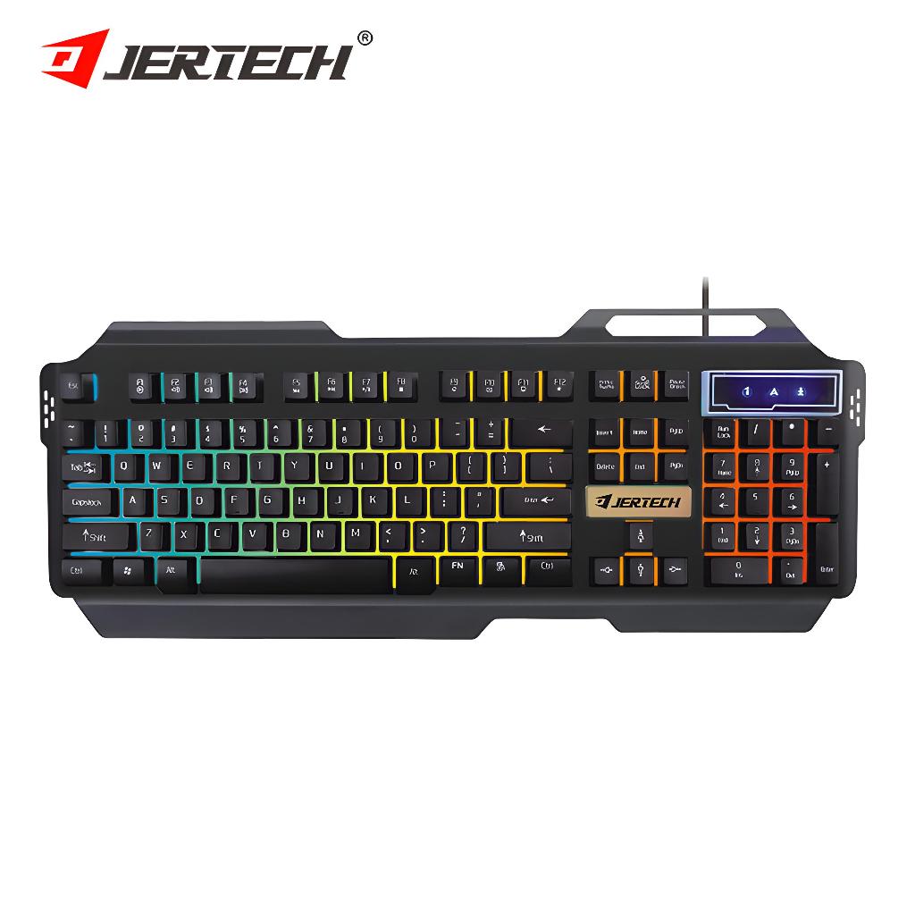 Jual Keyboard Gaming Mechanical RGB Light Full Size Jertech K-909 ...
