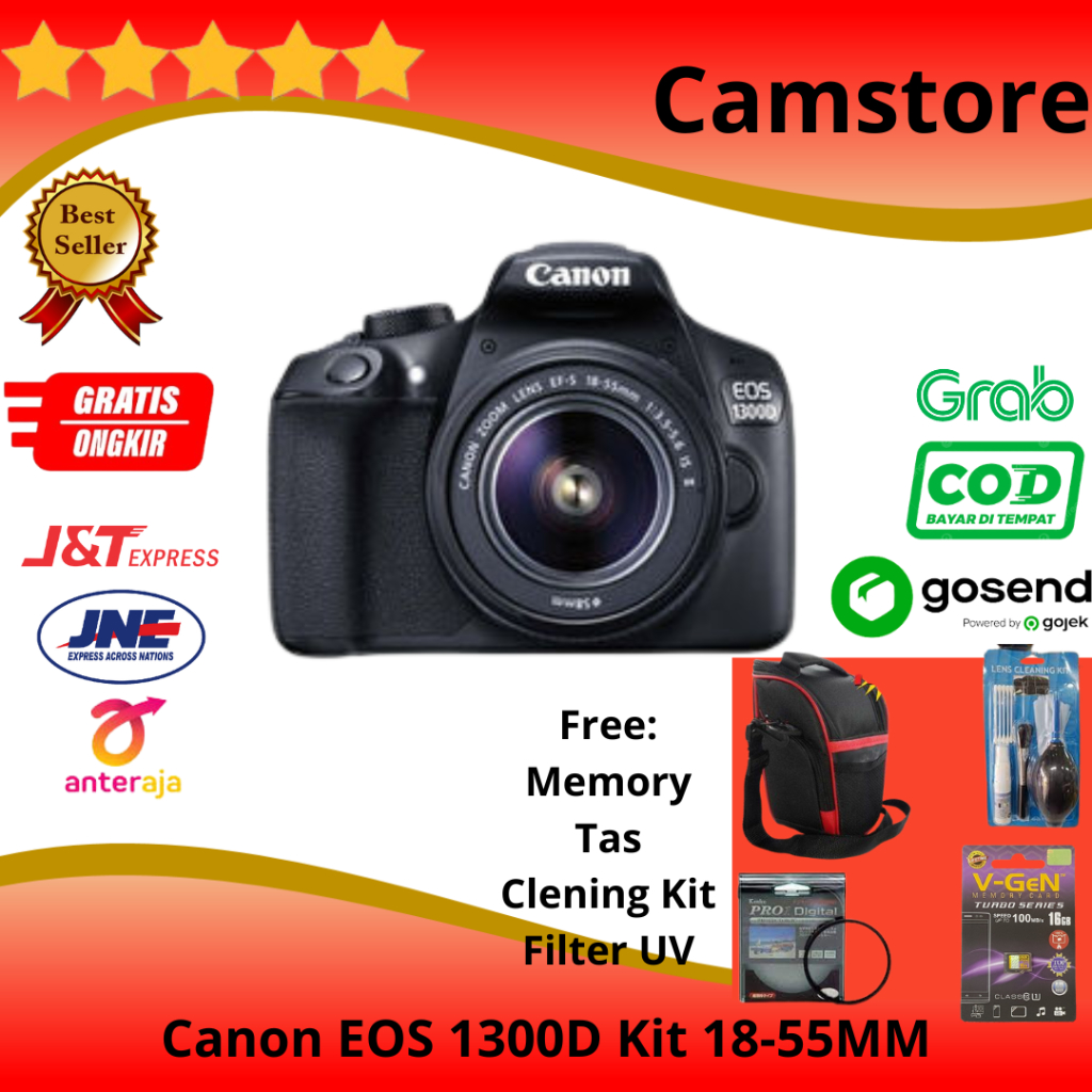 Kamera Dslr Dslr 1300d Price Canon EOS 1300D DSLR Camera Body