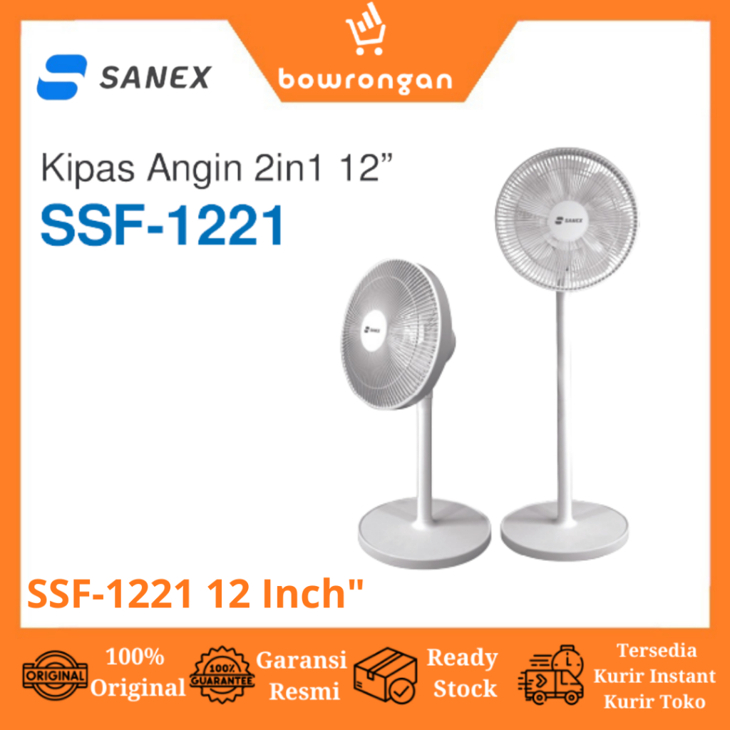 Jual Msb - Sanex Standing Fan / Kipas Beridi 12 Inch 3 Speed Low Watt ...