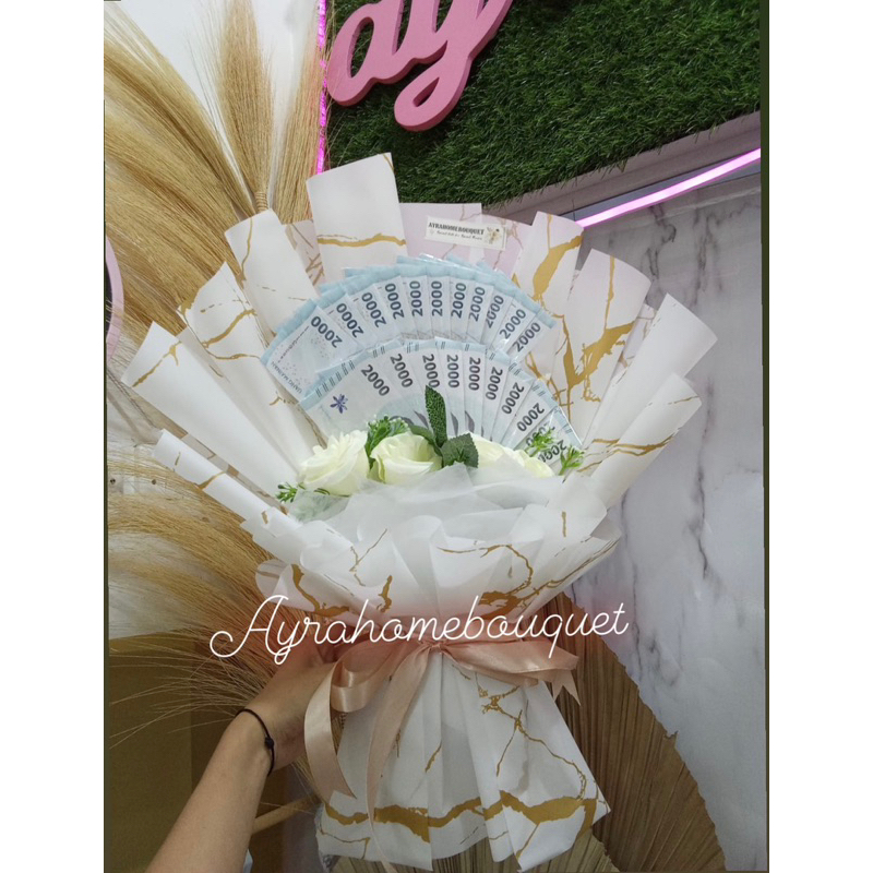 Jual [KIPAS] Kerangka Money Bouquet Buket Bunga Uang Kosong isi 10 20 ...