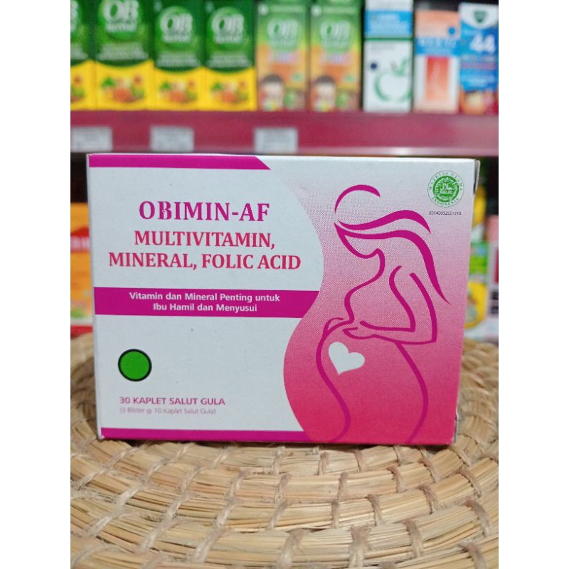 Jual OBIMIN-AF multivitamin,mineral,asam folat | Shopee Indonesia
