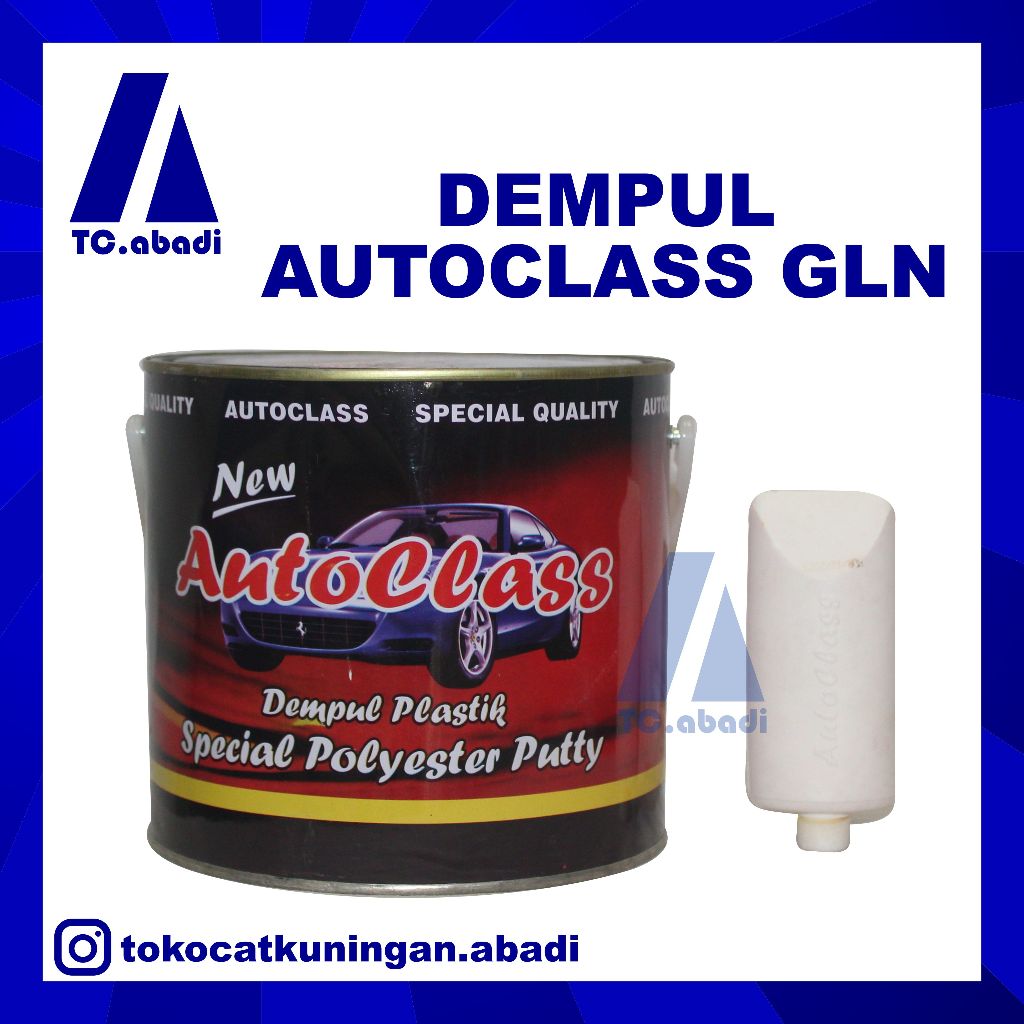 Jual Dempul Autoclass 1galon / Dempul untuk Kayu, Plastik, Besi, Body