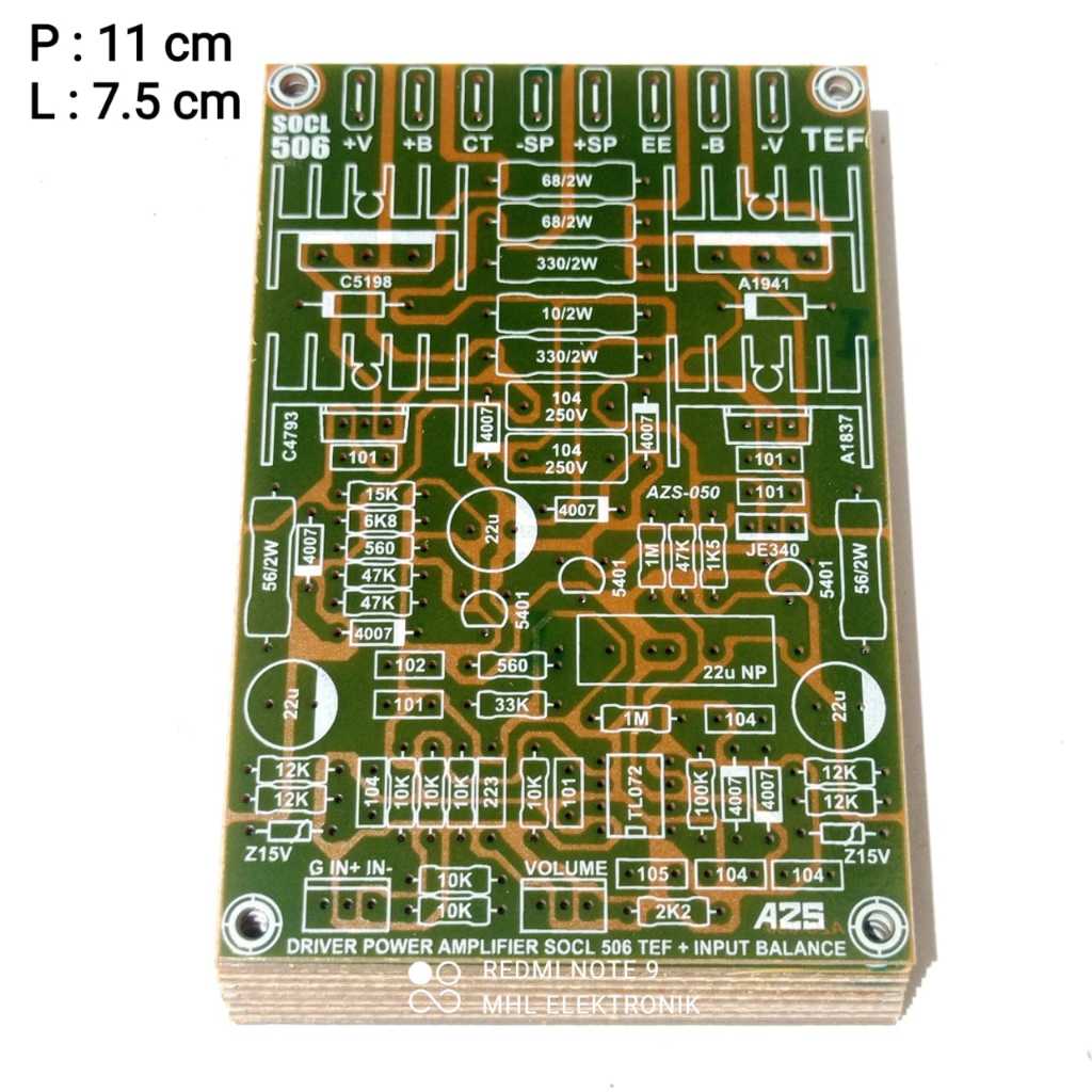 Jual PCB NEW SOCL 506 TEF INPUT BALANCE | Shopee Indonesia