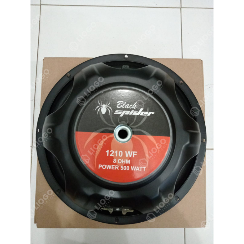 Jual Speaker Komponen Black Spider 1210WF Woofer Black Spider 12 Inch ...