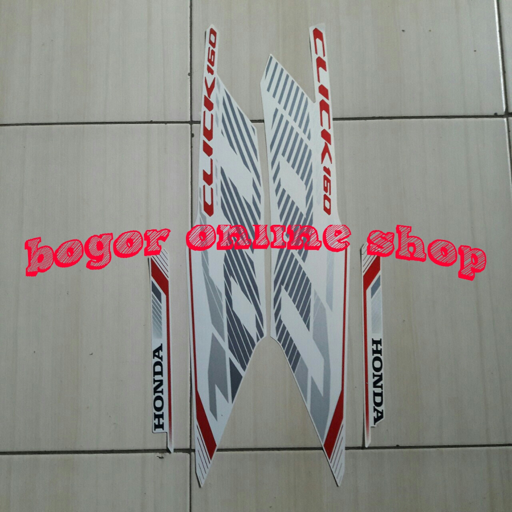 Jual Stiker Striping Body Motor Honda Vario Click 160 2023 Putih