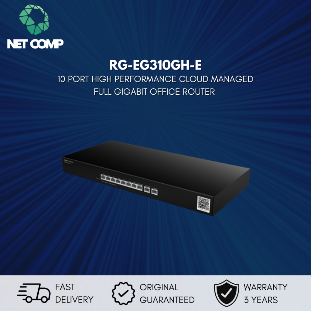 Jual RG-EG310GH-E 10 PORT CLOUD MANAGED ROUTER GATEWAY Reyee | Shopee ...
