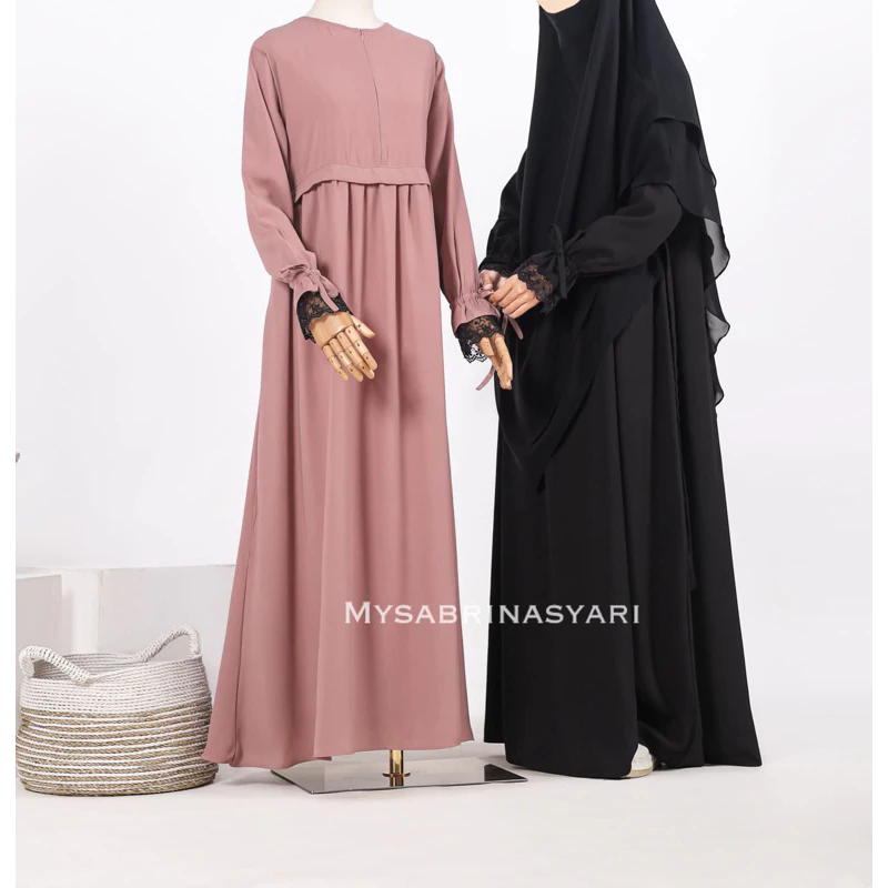 Tampilan keseluruhan Gamis Khansa by Sabrina