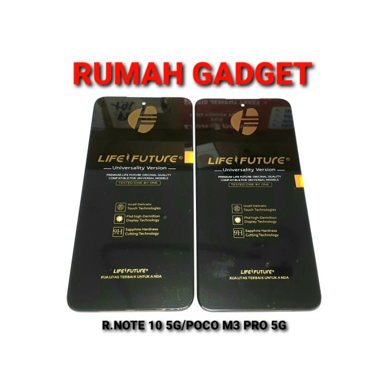 SEAHAI Cover per Xiaomi Redmi Note 10 5G / Poco M3 PRO 5G, Scorrevole [Protezione Fotocamera] Ultra Sottile Antiurto Dura PC + TPU Silicone Custodia, con Supporto Pieghevole Nascosto, Blu