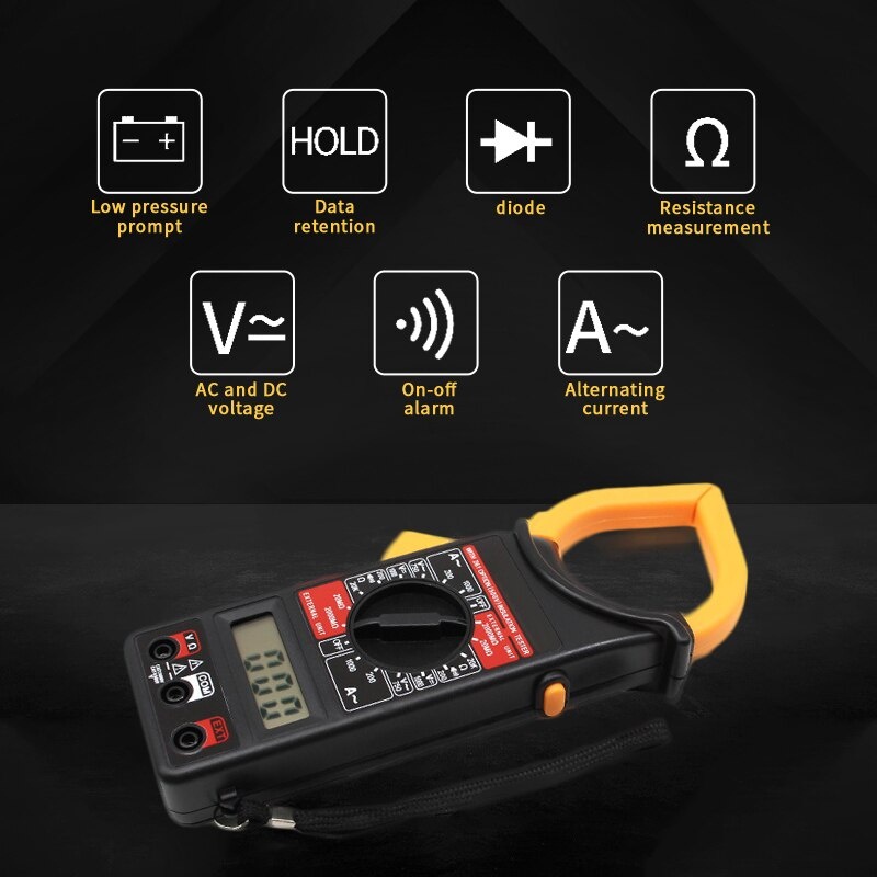 Jual Digital Clamp Original Multimeter Tang Ampere Multitester Digital ...