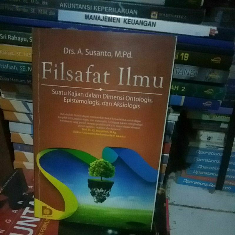 Jual Buku Filsafat Ilmu Penerbit Bumi Aksara Pengarang Drs A Susanto