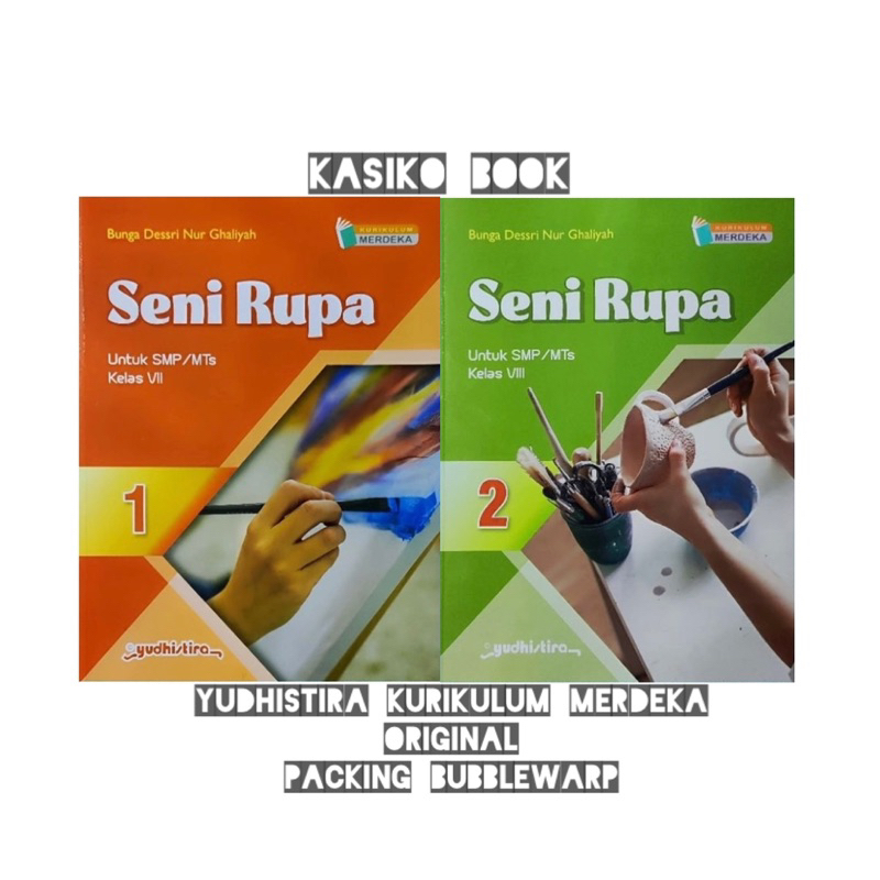Jual Buku Seni Rupa Kelas 1 2 3 / 7 8 9 SMP MTs Yudhistira Kurikulum ...