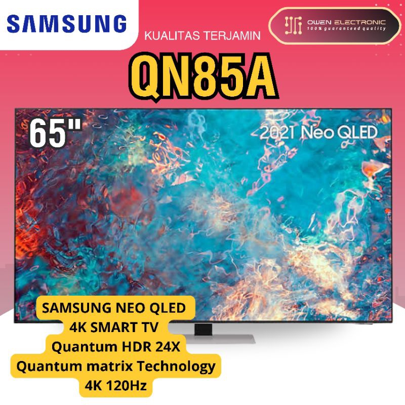 Jual Samsung Qa65qn85a Neo Qled 4k Smart Tv 65 Inch Qn85a Shopee