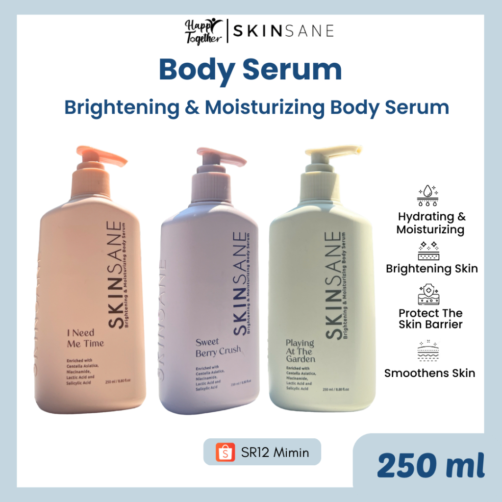 Jual SKINSANE BODY SERUM BODY LOTION SKINSANE MELEMBABKAN KULIT