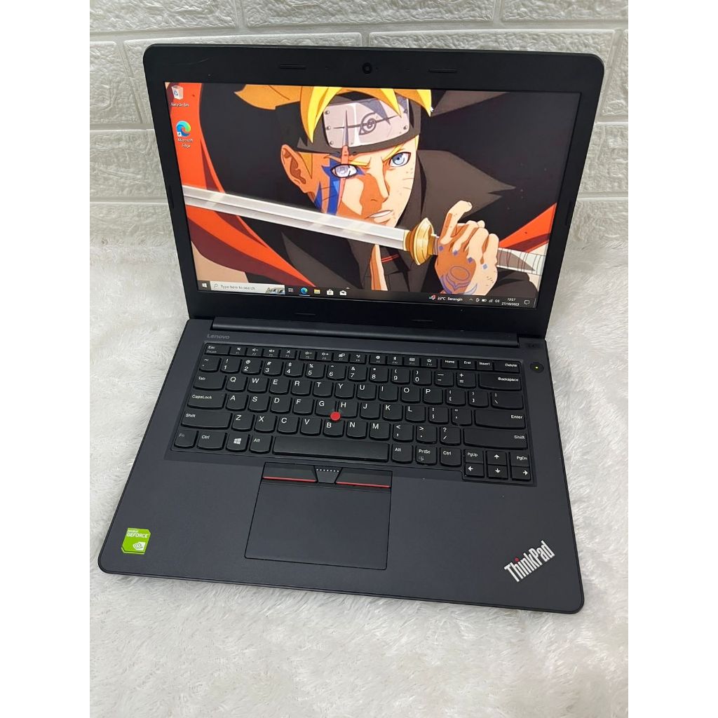 Jual LENOVO THINKPAD E470 16GB 256GB INTEL CORE I7 GEN 7 + NVIDIA