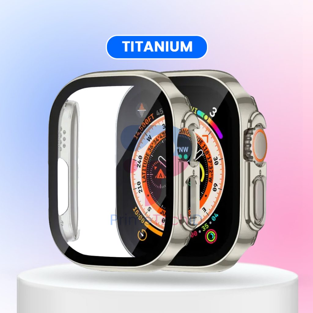 Jual HardCase Apple Watch + Screen Protector Tempered Glass For Apple