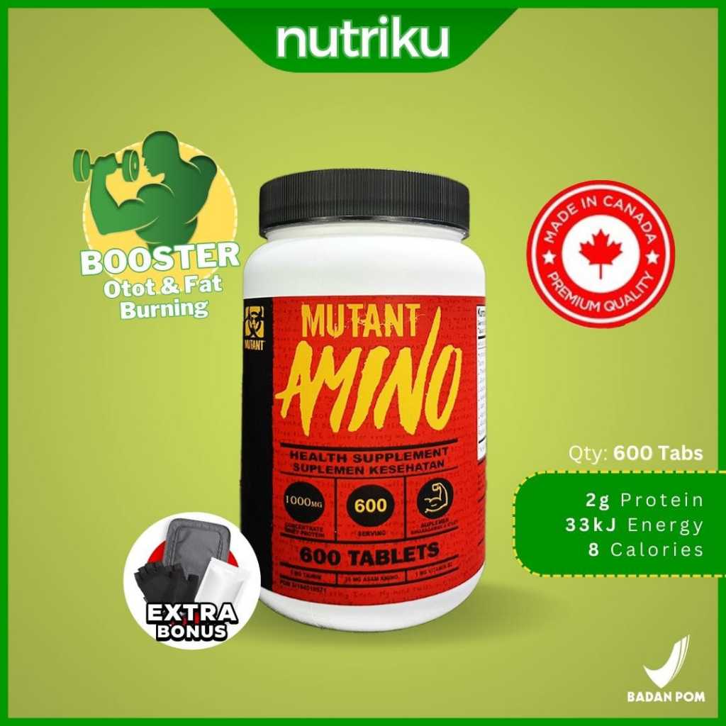 Jual Mutant Amino 600 Tabs | Shopee Indonesia
