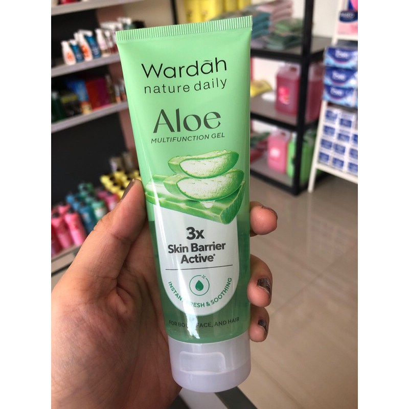 Jual Wardah Nature Daily Aloe Gel Hydramild Multifunction Gel 100 Ml Shopee Indonesia 7056