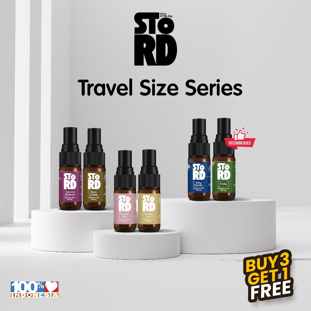 Jual TRAVEL SIZE Deodorant Tawas Spray by Stord All varian BUY 3