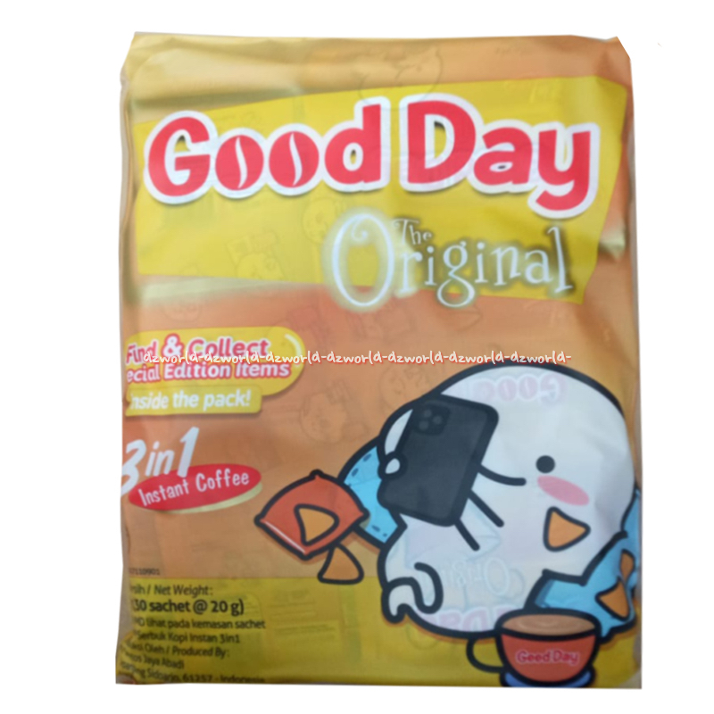 Jual Good Day Original Isi 30sachet Kopi Instan 3in1 Goodday The ...