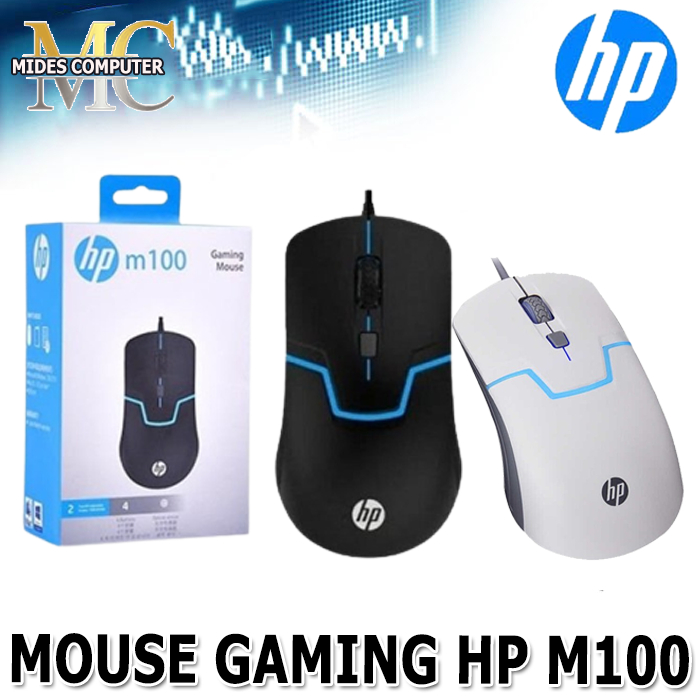 Jual Mouse Gaming LED HP M100 Gaming Mouse 1000 Dpi | Shopee Indonesia