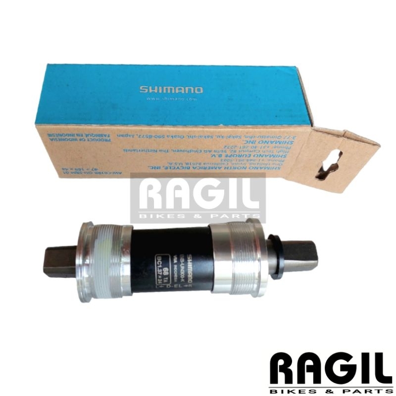 BB SHIMANO 110 113 118 122 123 127 BOTTOM BRACKET KOTAK AS TENGAH  CRANK BEARING LAKER KLAKER LAHER SEPEDA MTB MINION LIPAT SELI FIXIE BALAP  ROAD