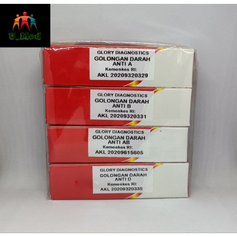 Jual Reagen Golongan Darah Per Vial Glory Diagnostics | Shopee Indonesia